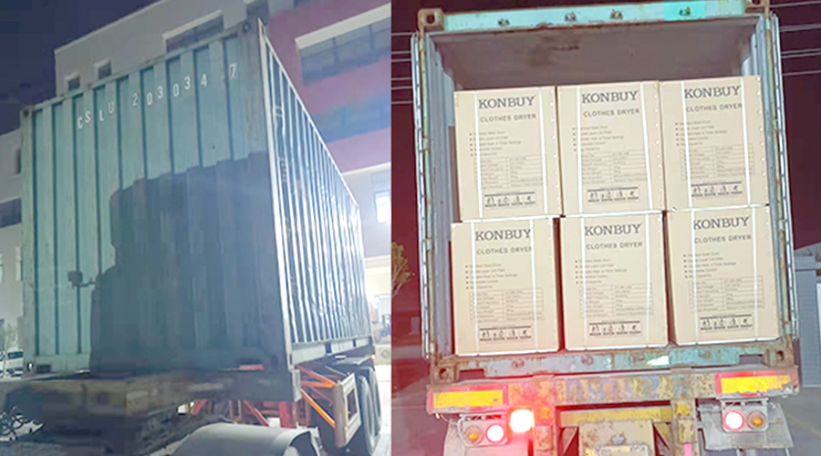 國(guó)內(nèi)外市場(chǎng)“兩開(kāi)花”！康標(biāo)滾筒干衣機(jī)出貨到國(guó)外