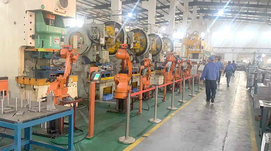 揭秘金環(huán)電器滾筒干衣機沖壓自動化生產(chǎn)是如何進行的？